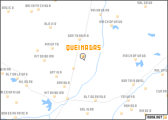 map of Queimadas