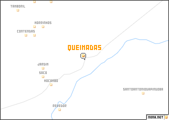 map of Queimadas