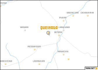 map of Queimada