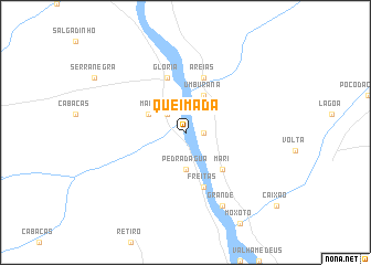 map of Queimada