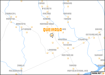 map of Queimada