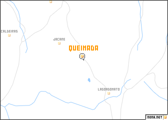 map of Queimada