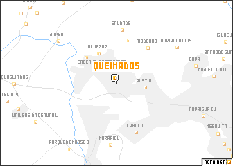 map of Queimados