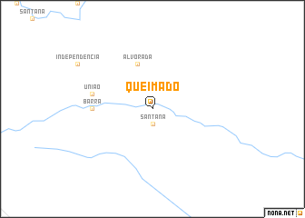 map of Queimado