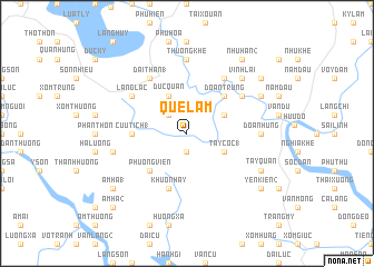 map of Quế Lâm