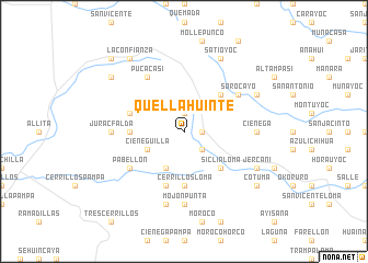 map of Quellahuinte