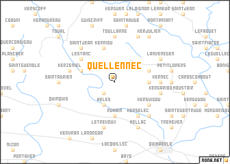 map of Quellennec