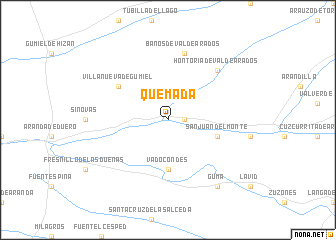 map of Quemada