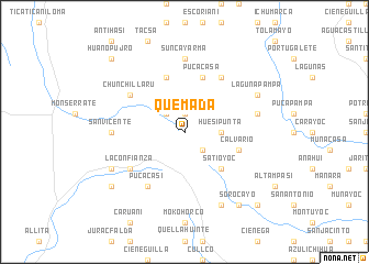 map of Quemada