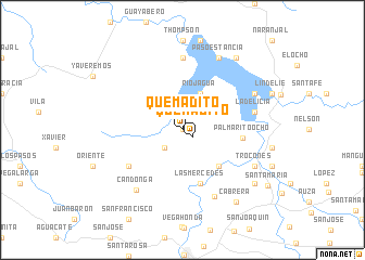 map of Quemadito