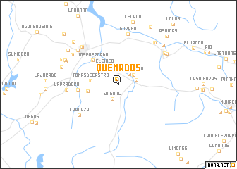 map of Quemados