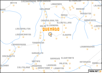 map of Quemado