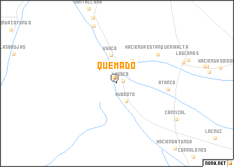 map of Quemado