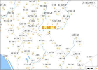 map of Quemah