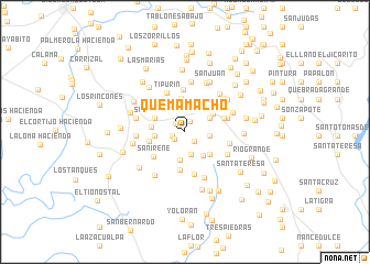 map of Quemamacho