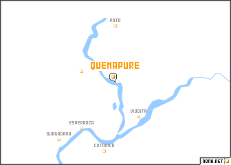 map of Quemapure