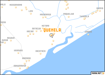map of Quemela