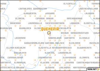 map of Quemería