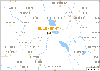 map of Quena Amaya