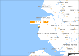 map of Quend-Plage