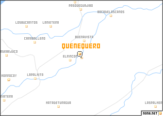 map of Quenequero