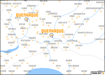 map of Quenhaque