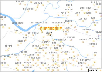 map of Quenhaque