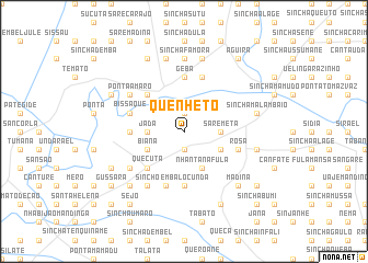 map of Quenhetó