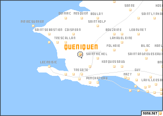 map of Queniquen