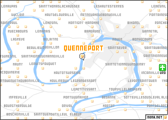 map of Quenneport
