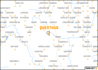 map of Quen Thua