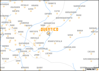 map of Quenticó