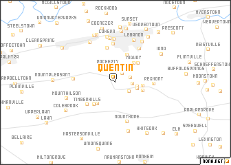map of Quentin