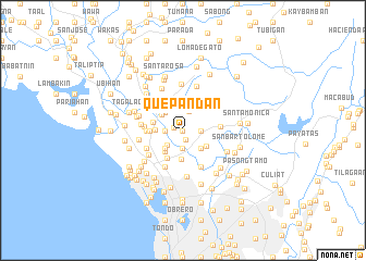 map of Quepandan