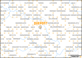 map of Quépont