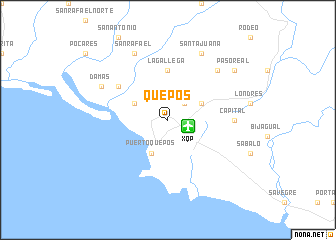 map of Quepos