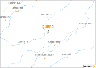 map of Quepo