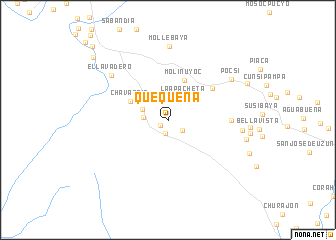 map of Quequeña