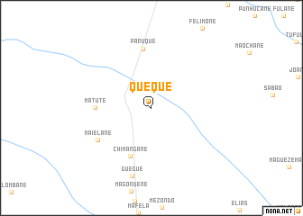 map of Queque