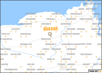 map of Quéran