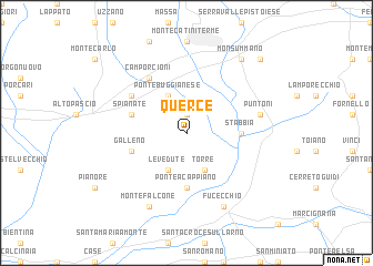 map of Querce