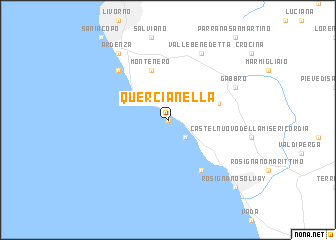 map of Quercianella