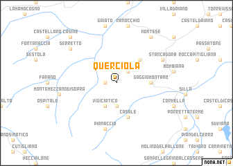 map of Querciola