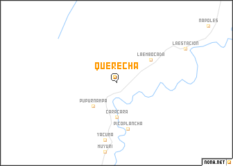 map of Querecha