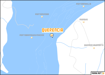 map of Querência