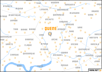 map of Queré