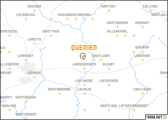 map of Quérien