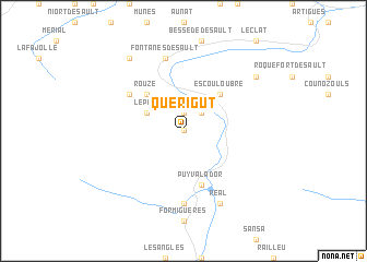 map of Quérigut