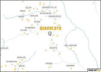 map of Querocoto