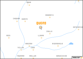 map of Quero